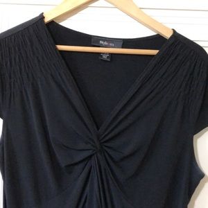 Cute black midi dress